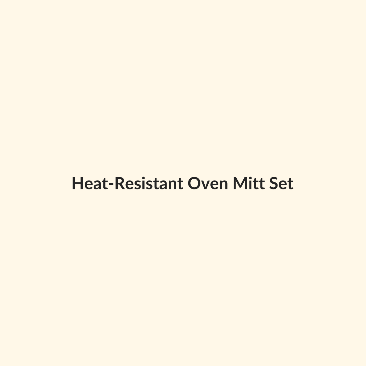 Heat-Resistant Oven Mitt Set preview product for Bold Hive