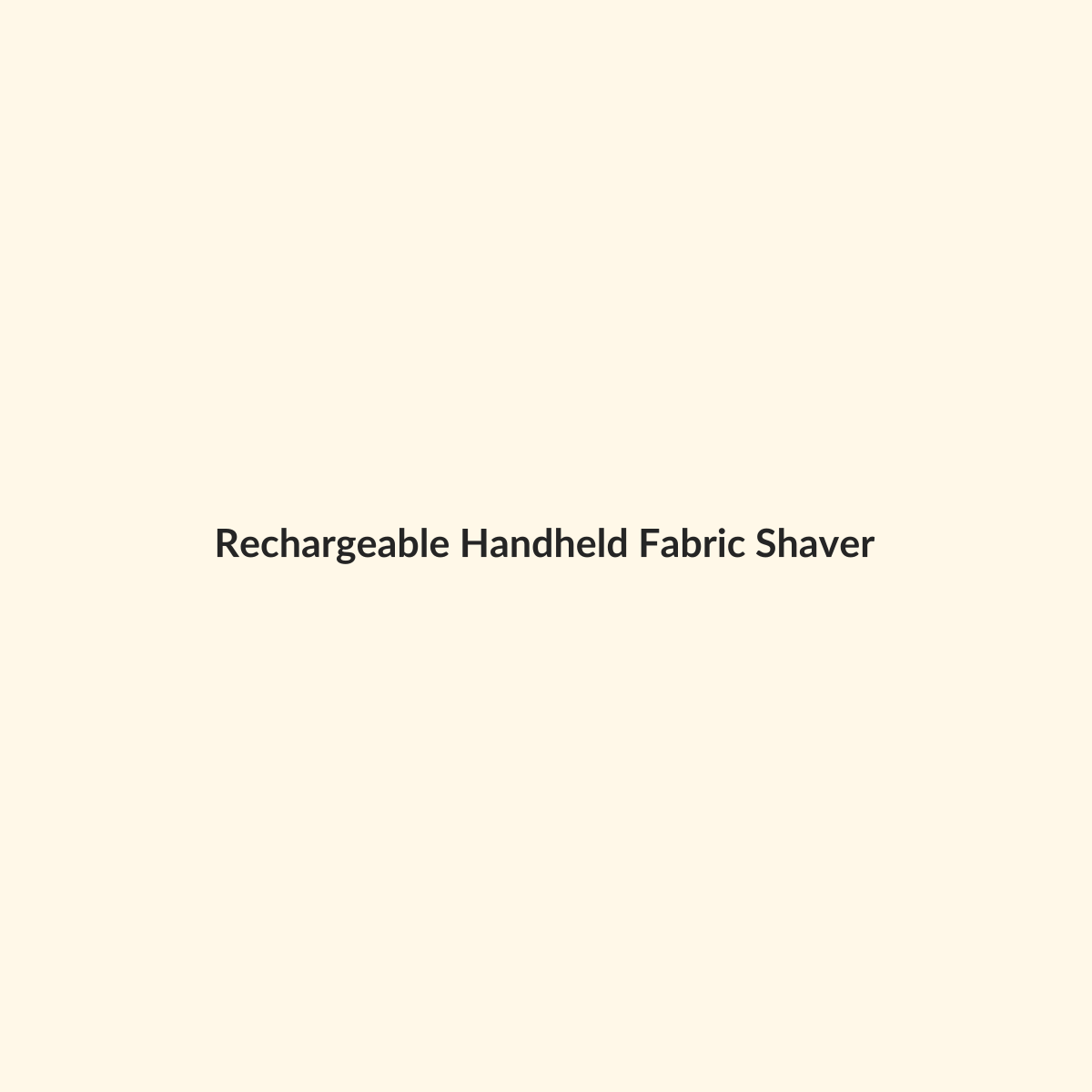 Rechargeable Handheld Fabric Shaver preview product for Bold Hive