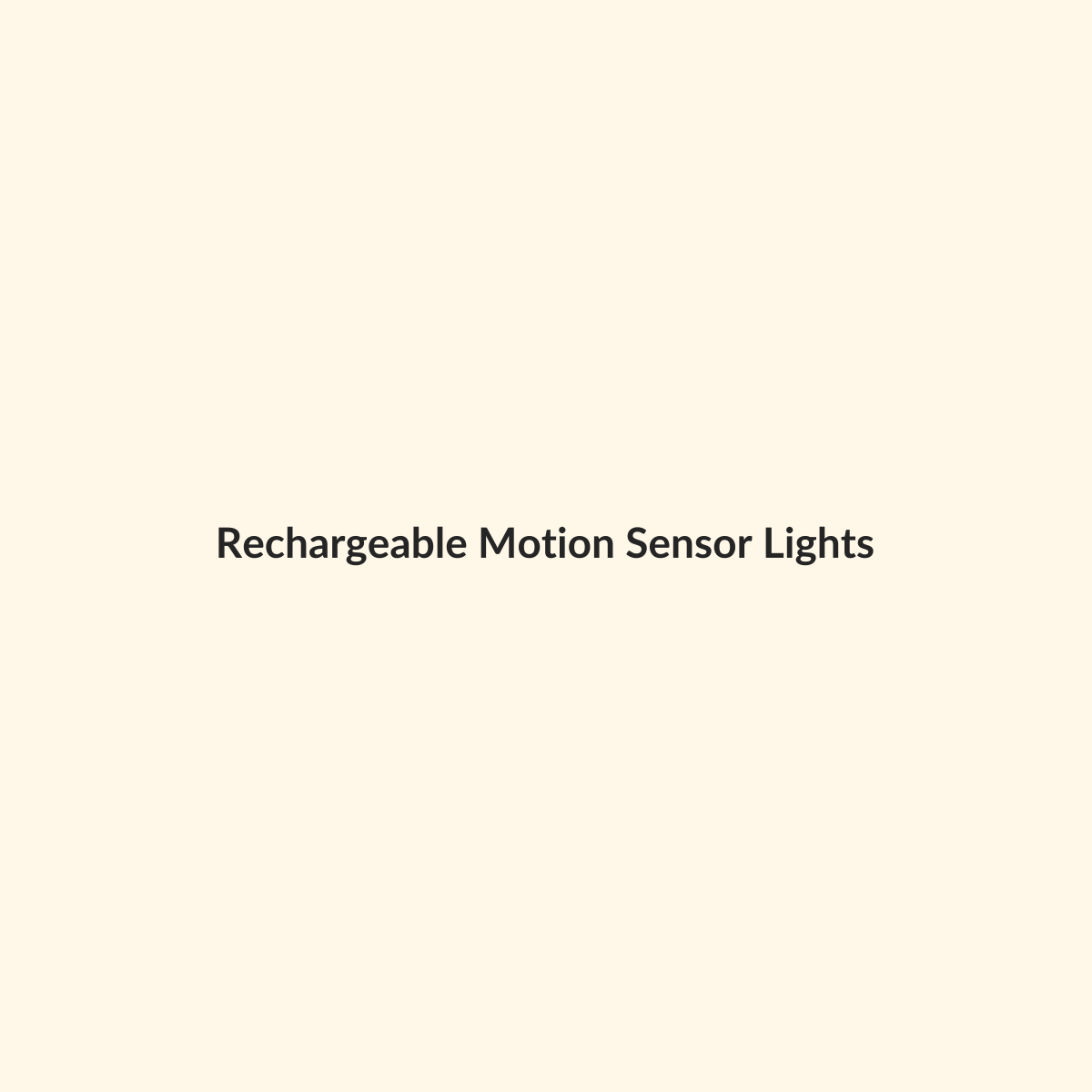 Rechargeable Motion Sensor Lights preview product for Bold Hive