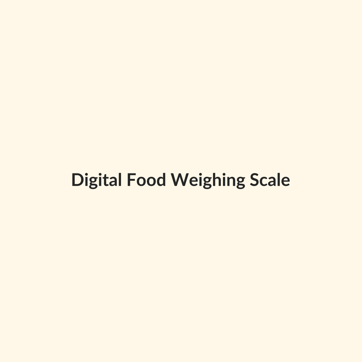 Digital Food Weighing Scale preview product for Bold Hive