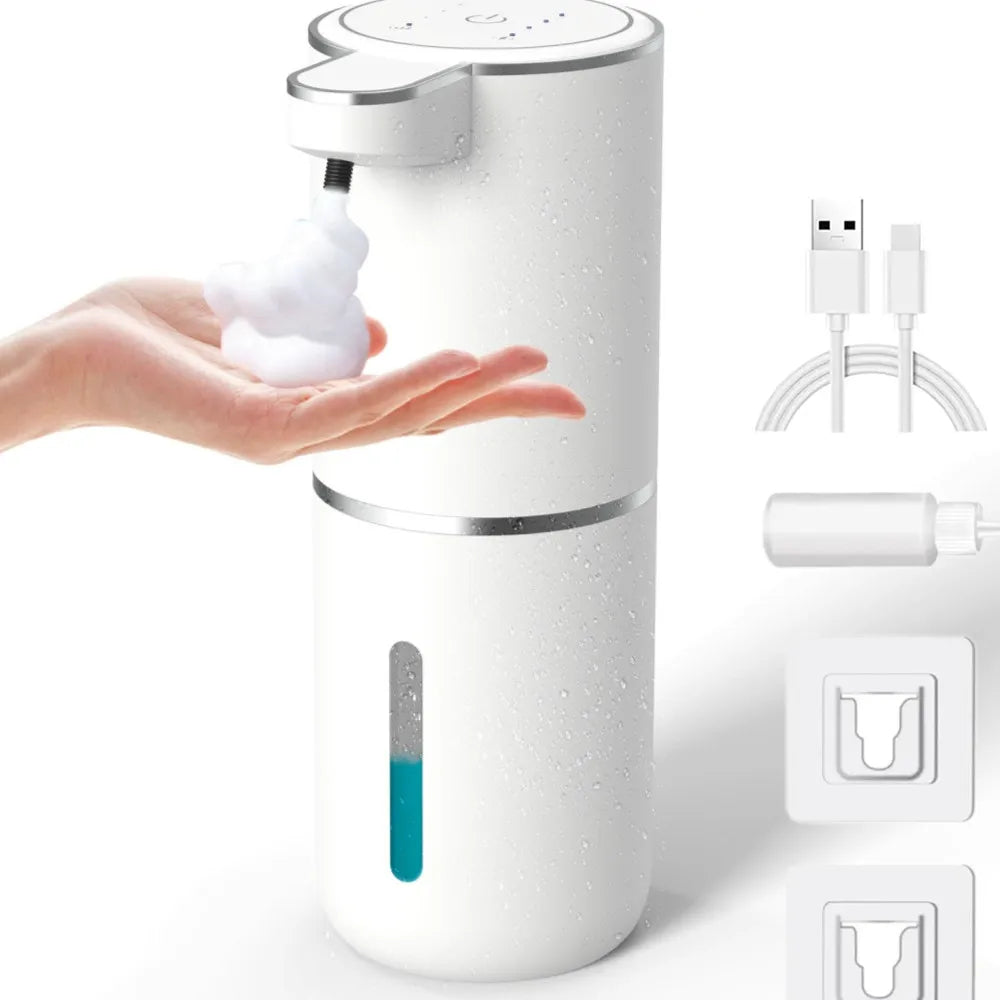 Automatic Touchless Foaming Soap Dispenser – 380ml, USB Rechargeable