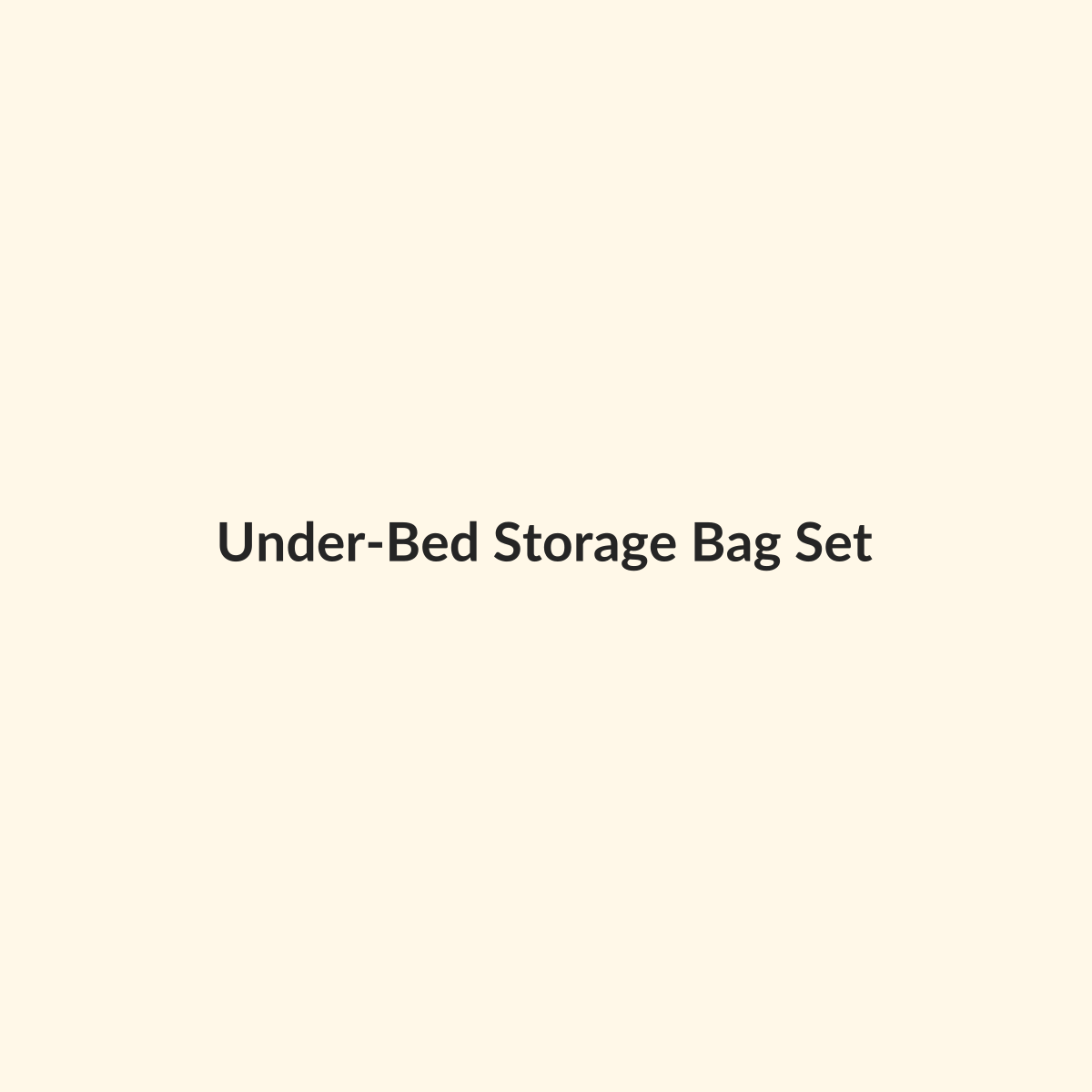 Under-Bed Storage Bag Set preview product for Bold Hive