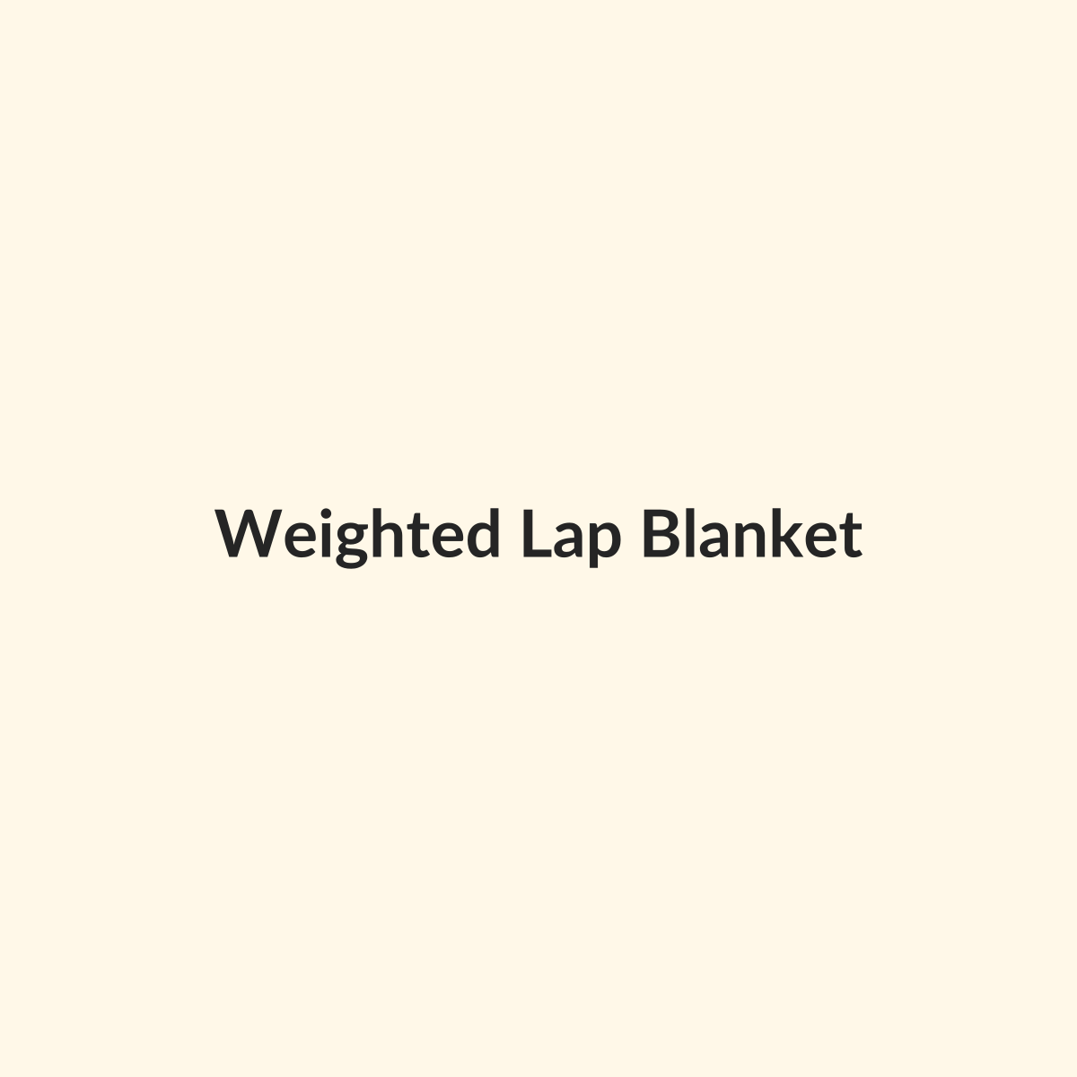 Weighted Lap Blanket preview product for Bold Hive