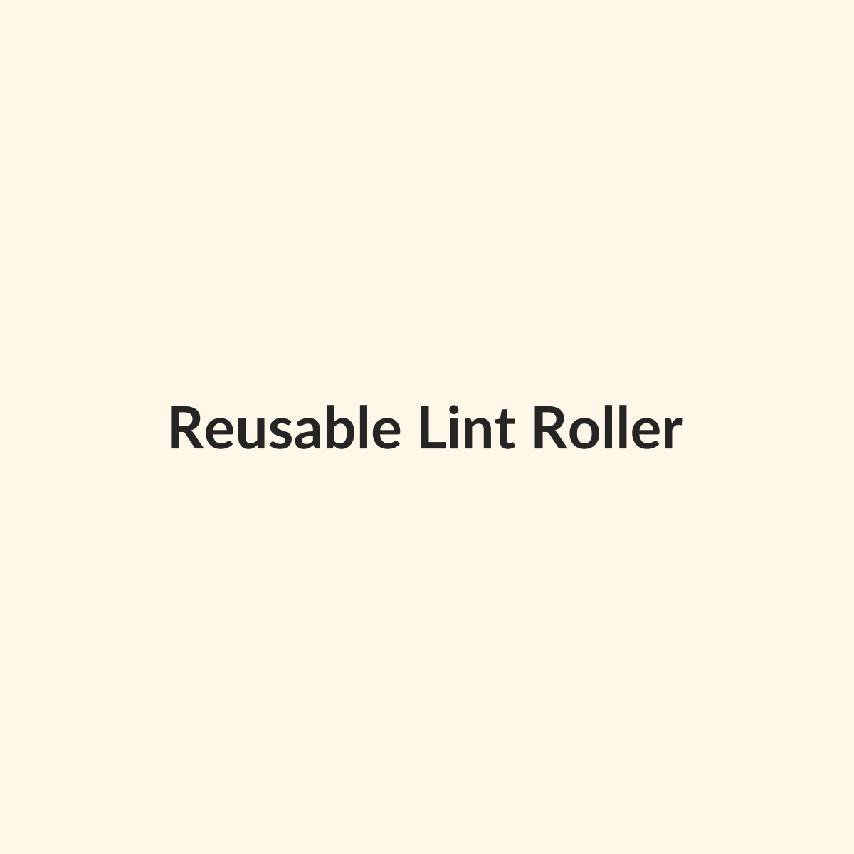 Reusable Lint Roller preview product for Bold Hive