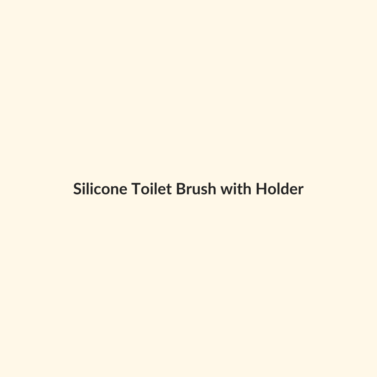 Silicone Toilet Brush with Holder preview product for Bold Hive