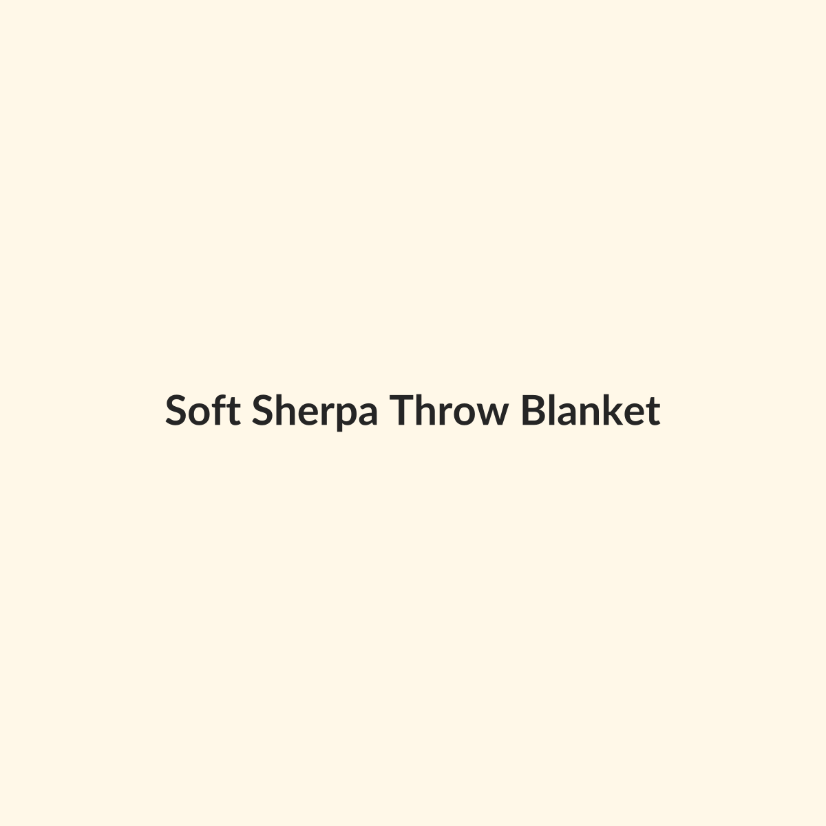 Soft Sherpa Throw Blanket preview product for Bold Hive