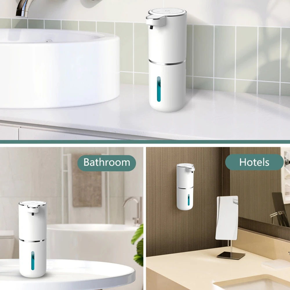 Automatic Touchless Foaming Soap Dispenser – 380ml, USB Rechargeable